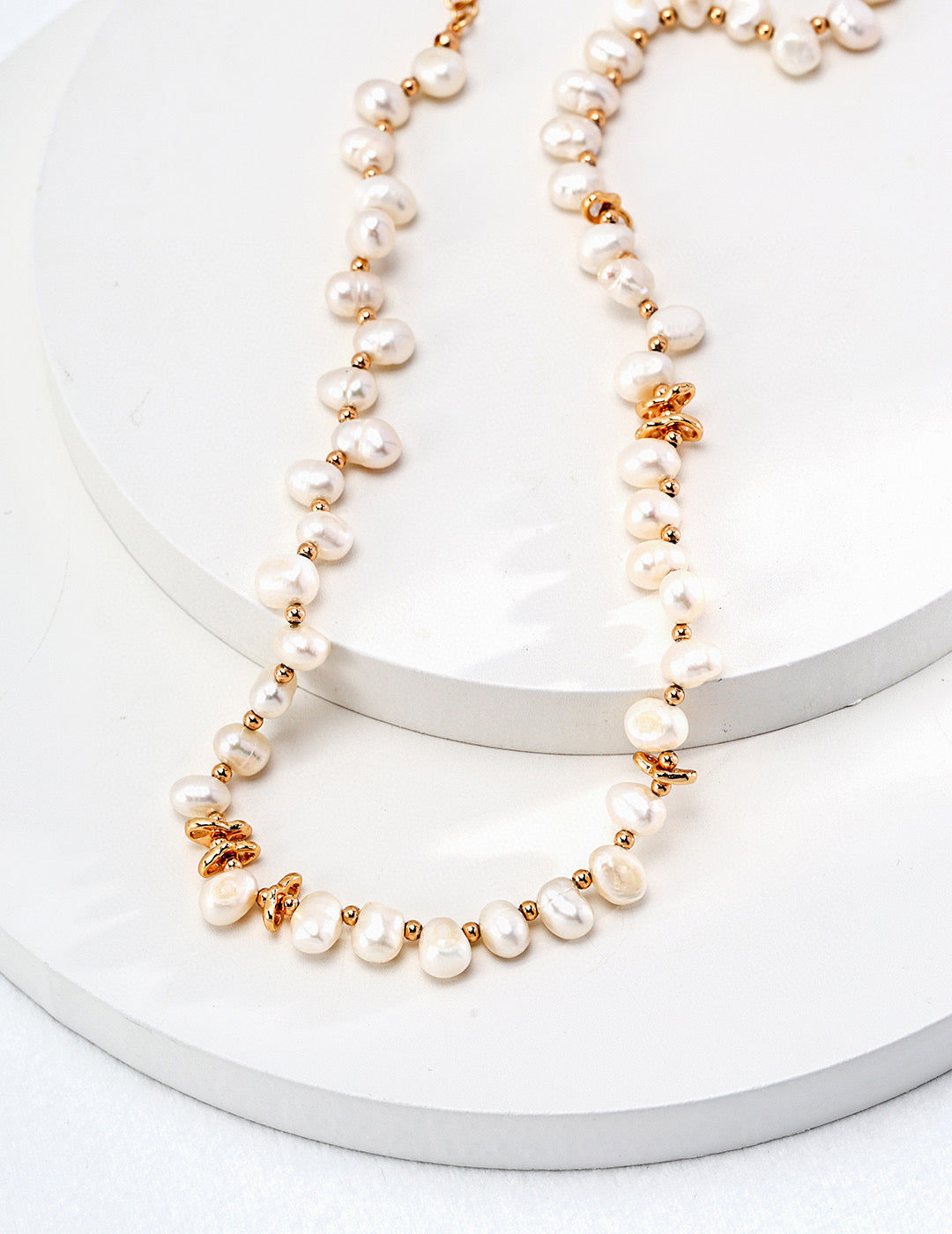 Baroque Freshwater Pearl Necklace & Bracelet Set