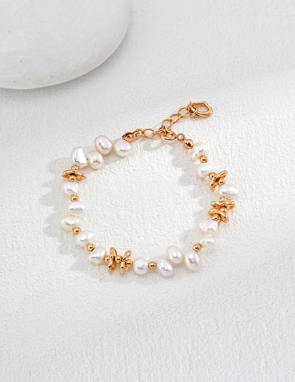 Baroque Freshwater Pearl Necklace & Bracelet Set