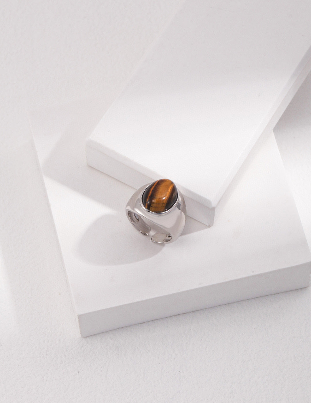 S925 Tiger’s Eye Silver Ring