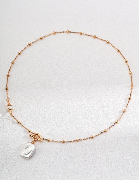 S925 Baroque Pearl Necklace