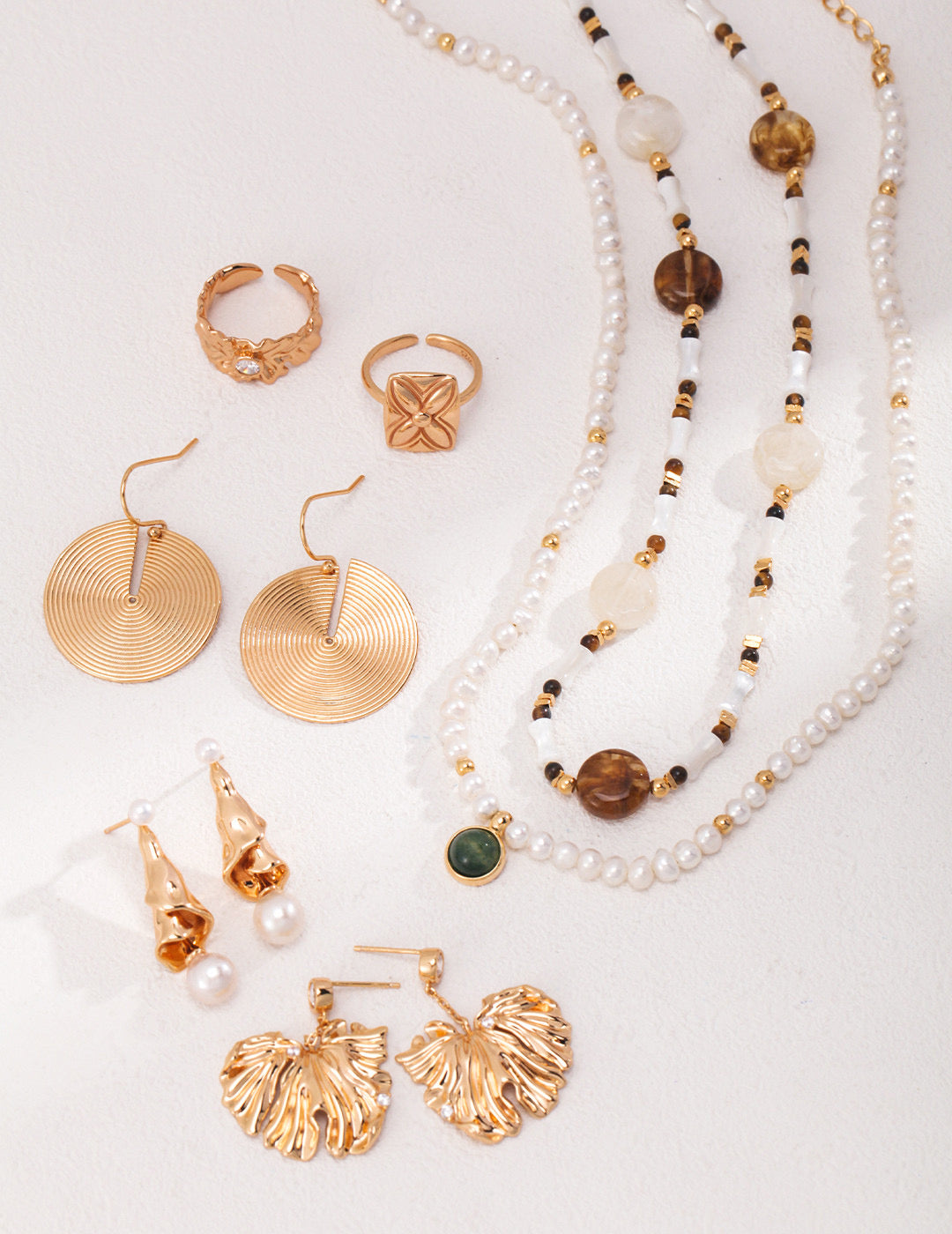 S925 Spiral Art Earrings