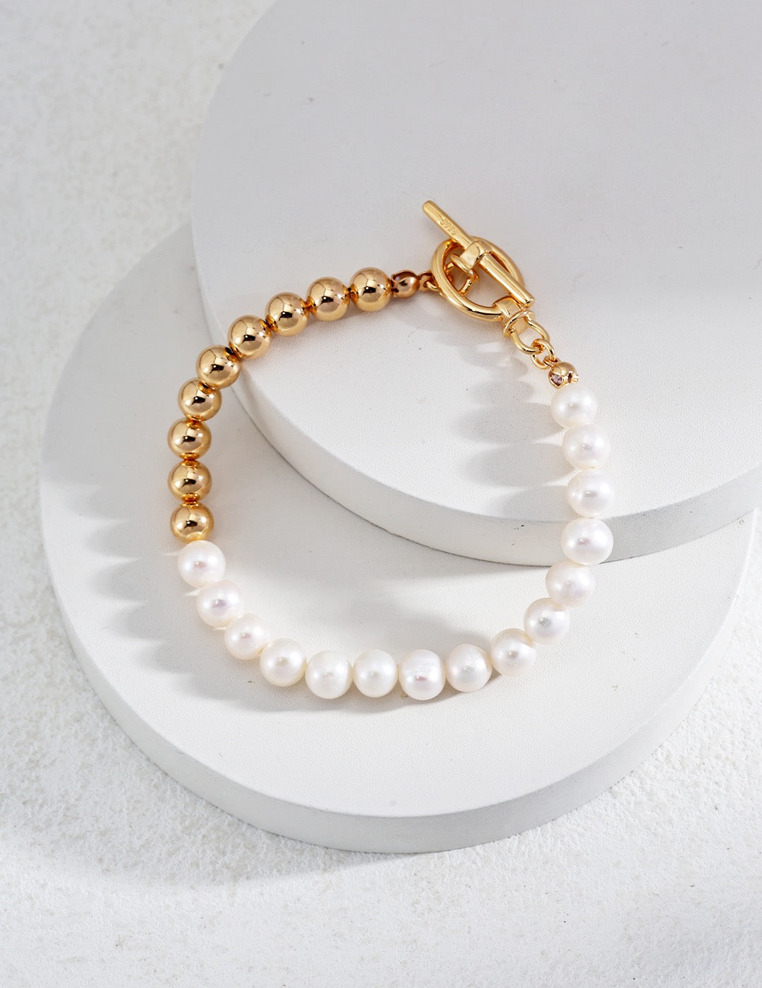 Golden Tide Pearl Bracelet