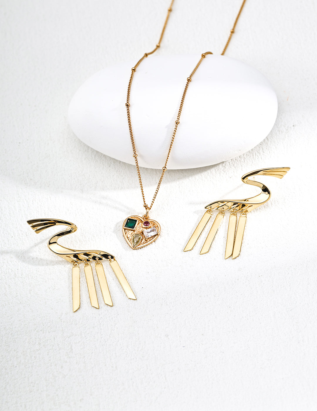 Vintage Heart Charm Necklace