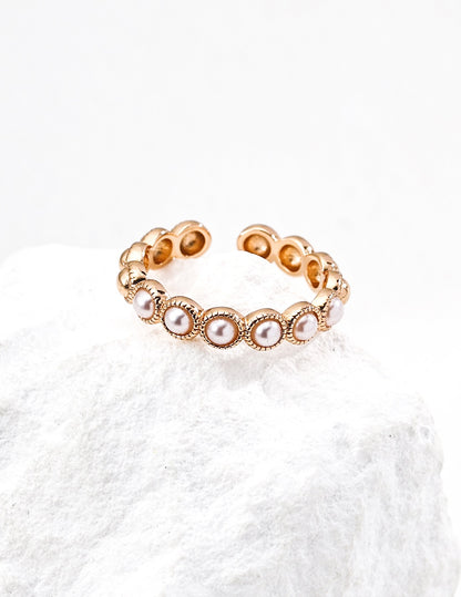 Vintage Pearl Band Ring