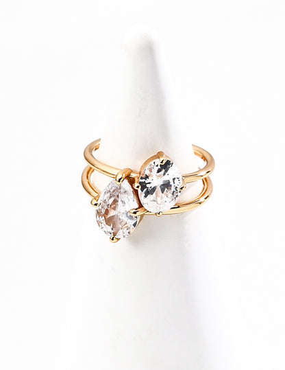 Twin Light Open Ring