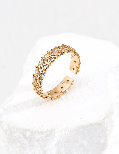 Prosperity Coin Vintage Ring