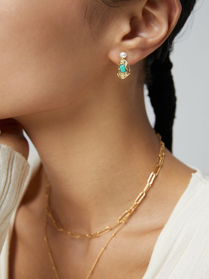 Molten Duo Collection – Turquoise &amp; Pearl