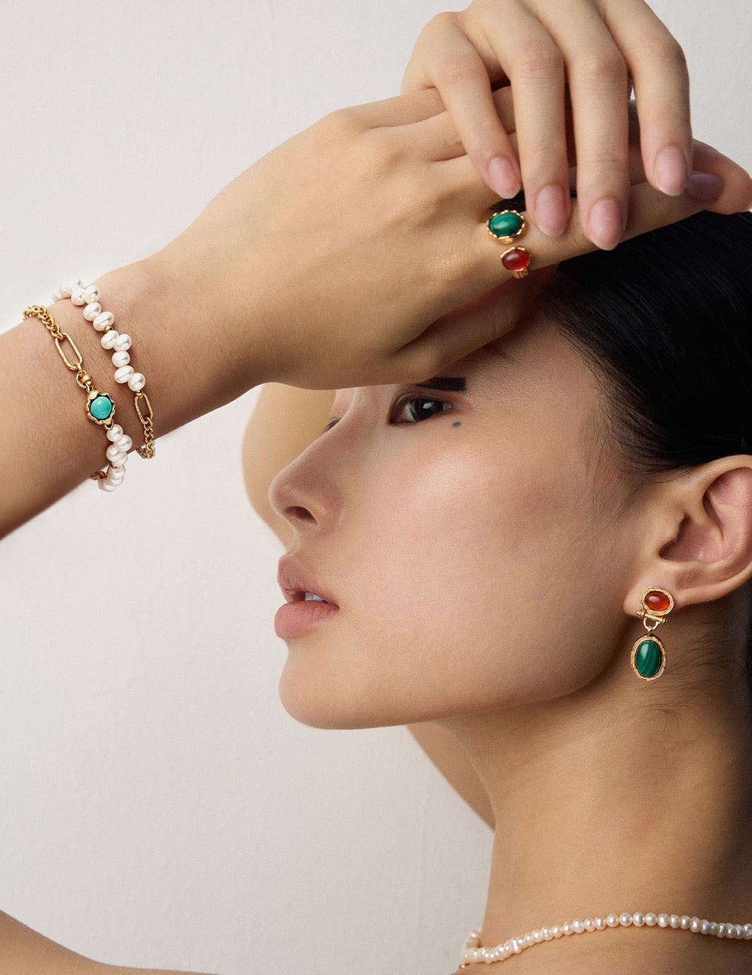 Molten Duo Collection – Turquoise &amp; Pearl