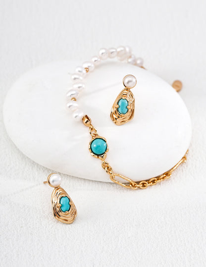 Molten Duo Collection – Turquoise &amp; Pearl