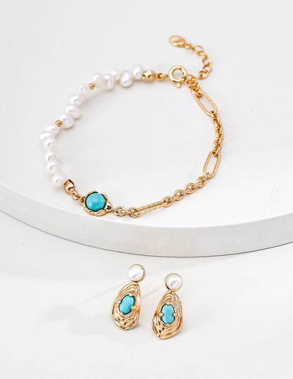 Molten Duo Collection – Turquoise &amp; Pearl