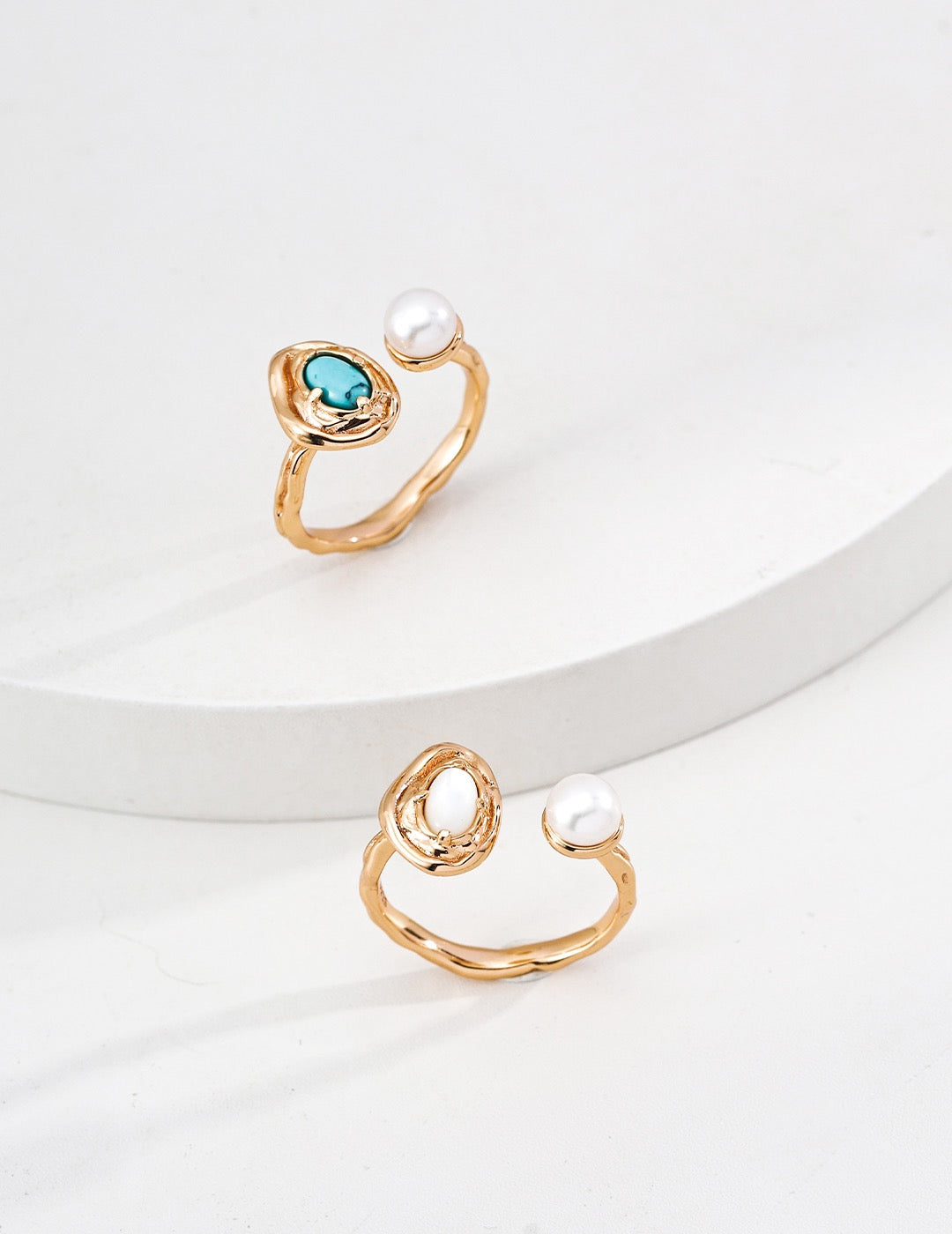 Molten Duo Collection – Turquoise &amp; Pearl