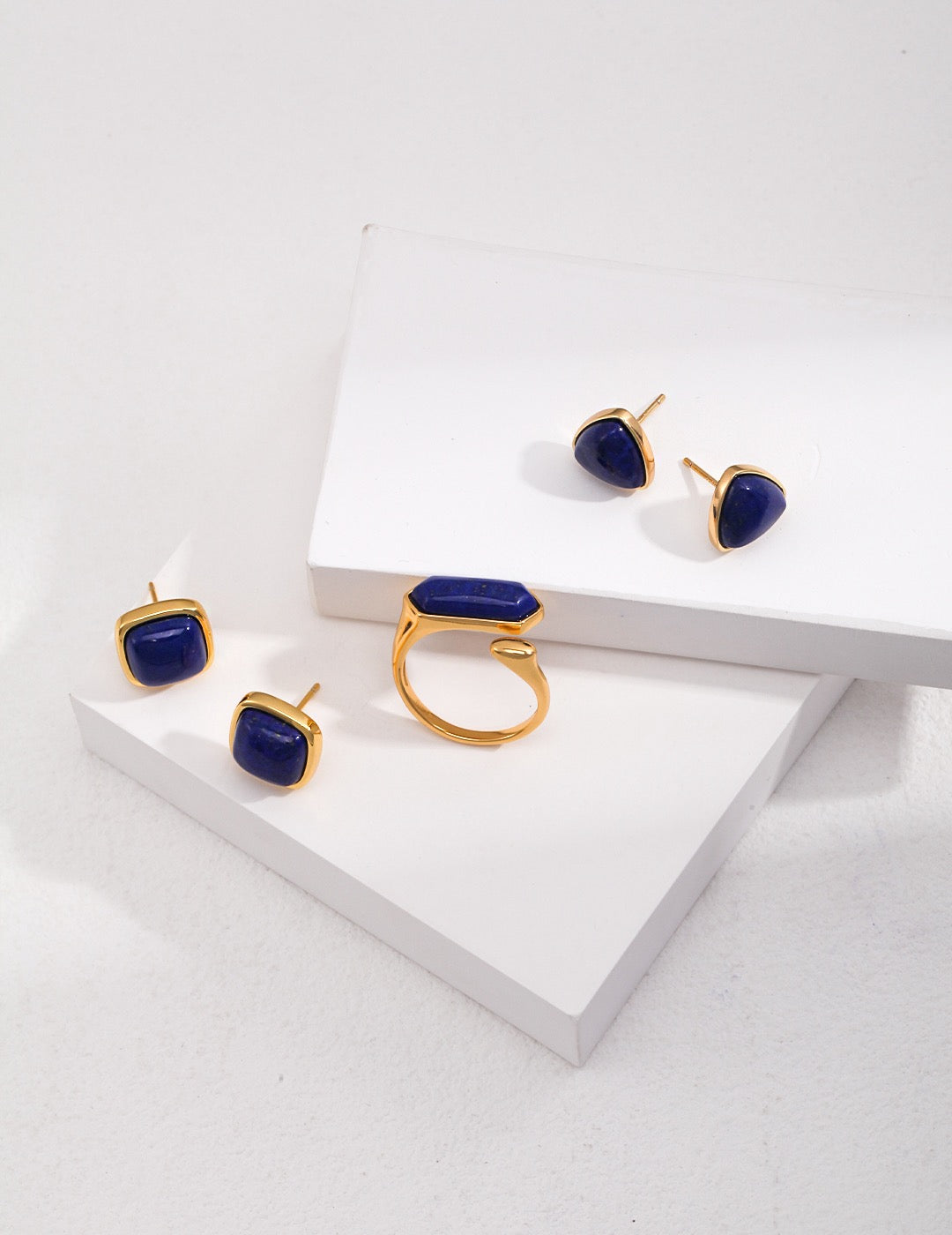Adjustable Lapis Lazuli Ring