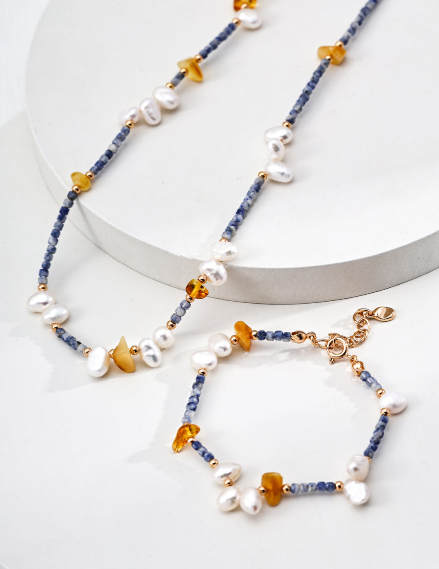 Golden Hour Pearl &amp; Stone Set