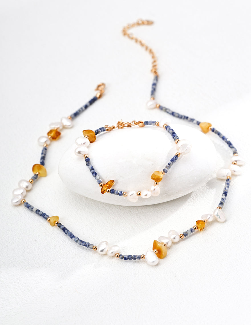 Golden Hour Pearl &amp; Stone Set
