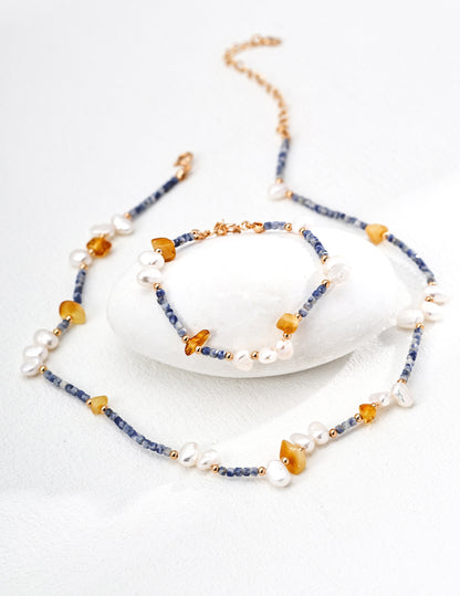 Golden Hour Pearl &amp; Stone Set