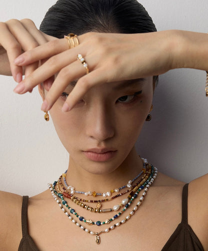 Golden Hour Pearl &amp; Stone Set