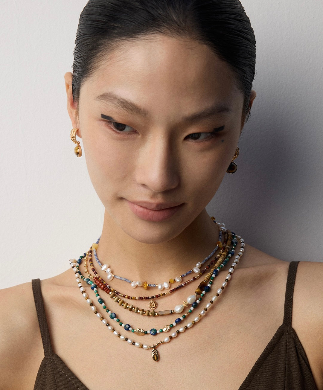 Golden Hour Pearl &amp; Stone Set