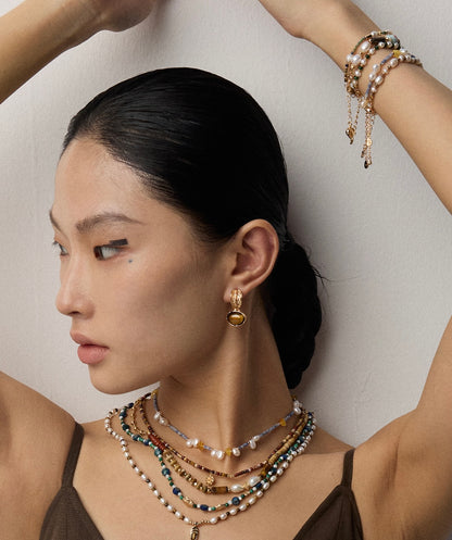 Golden Hour Pearl &amp; Stone Set