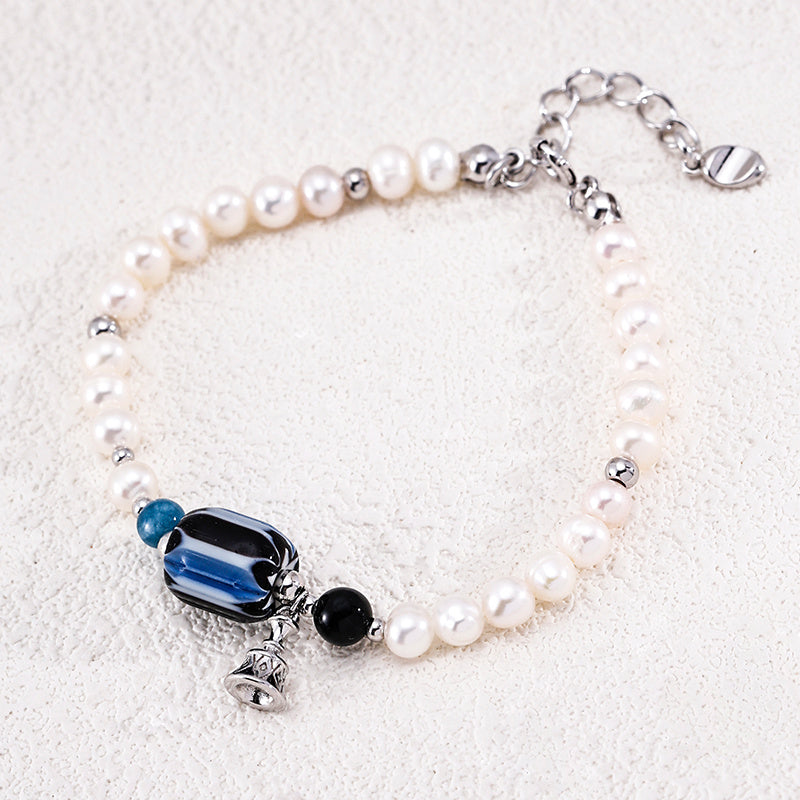 Himalayan Glass Pearl Bracelet