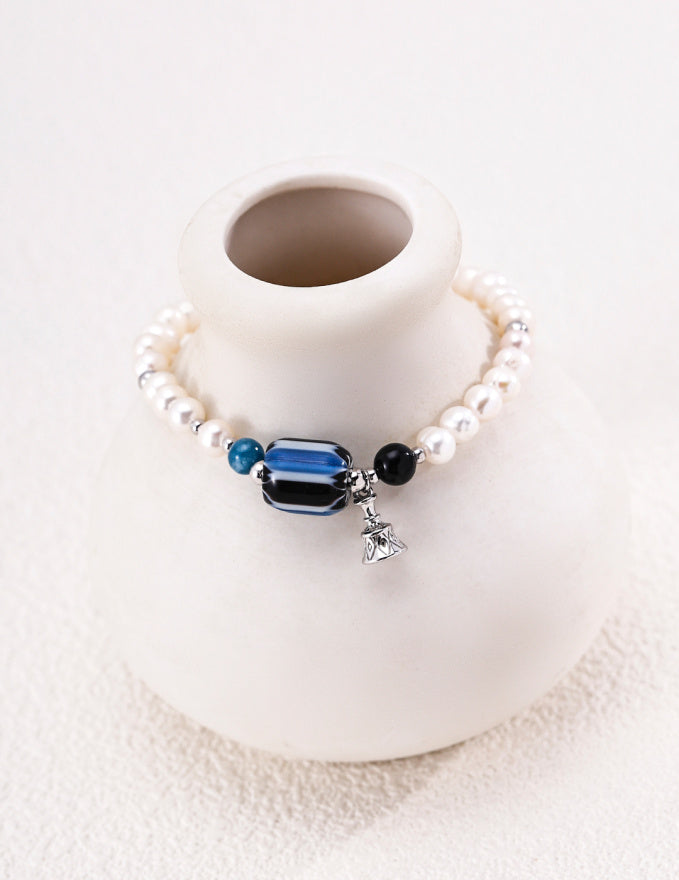 Himalayan Glass Pearl Bracelet