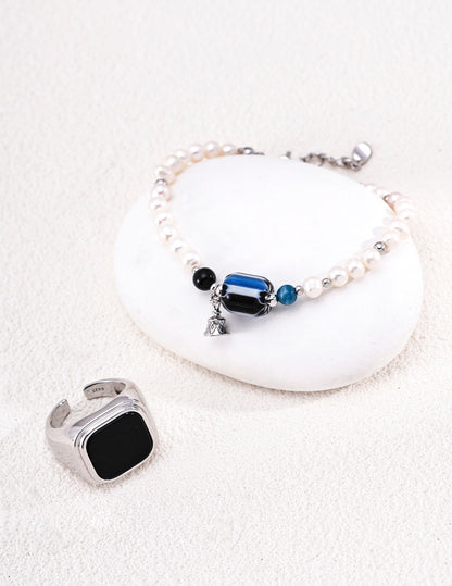 Himalayan Glass Pearl Bracelet