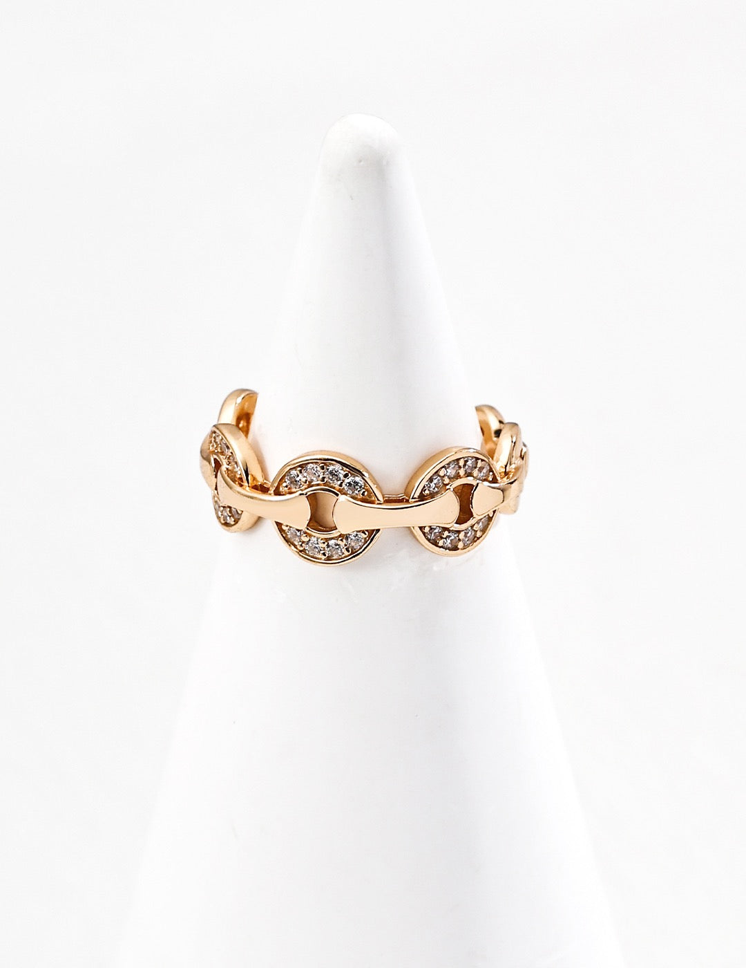 S925 Silver Vintage Chain Ring