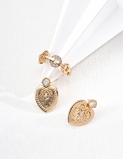 S925 Silver Vintage Chain Ring