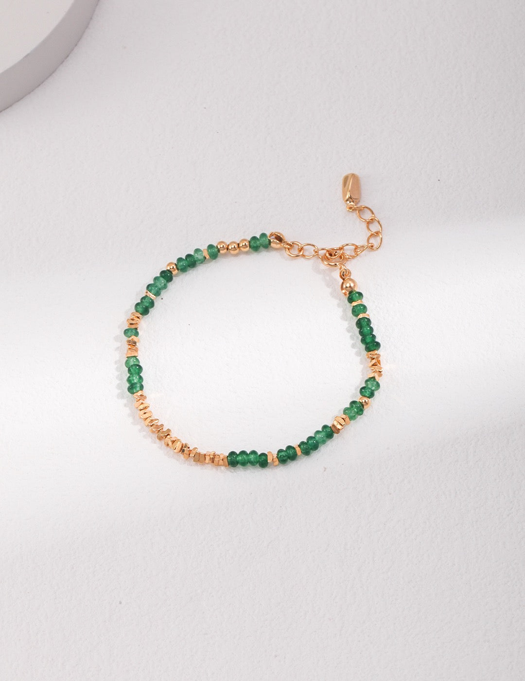 Emerald Glow Duo – Necklace & Bracelet Set