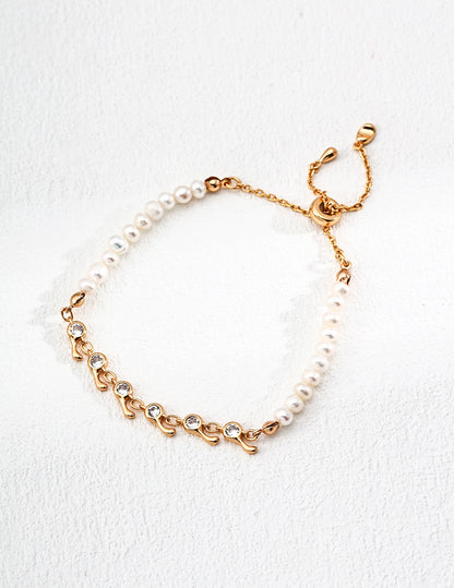 Branch & Pearl S925 silver earrings, bracelet and the necklace