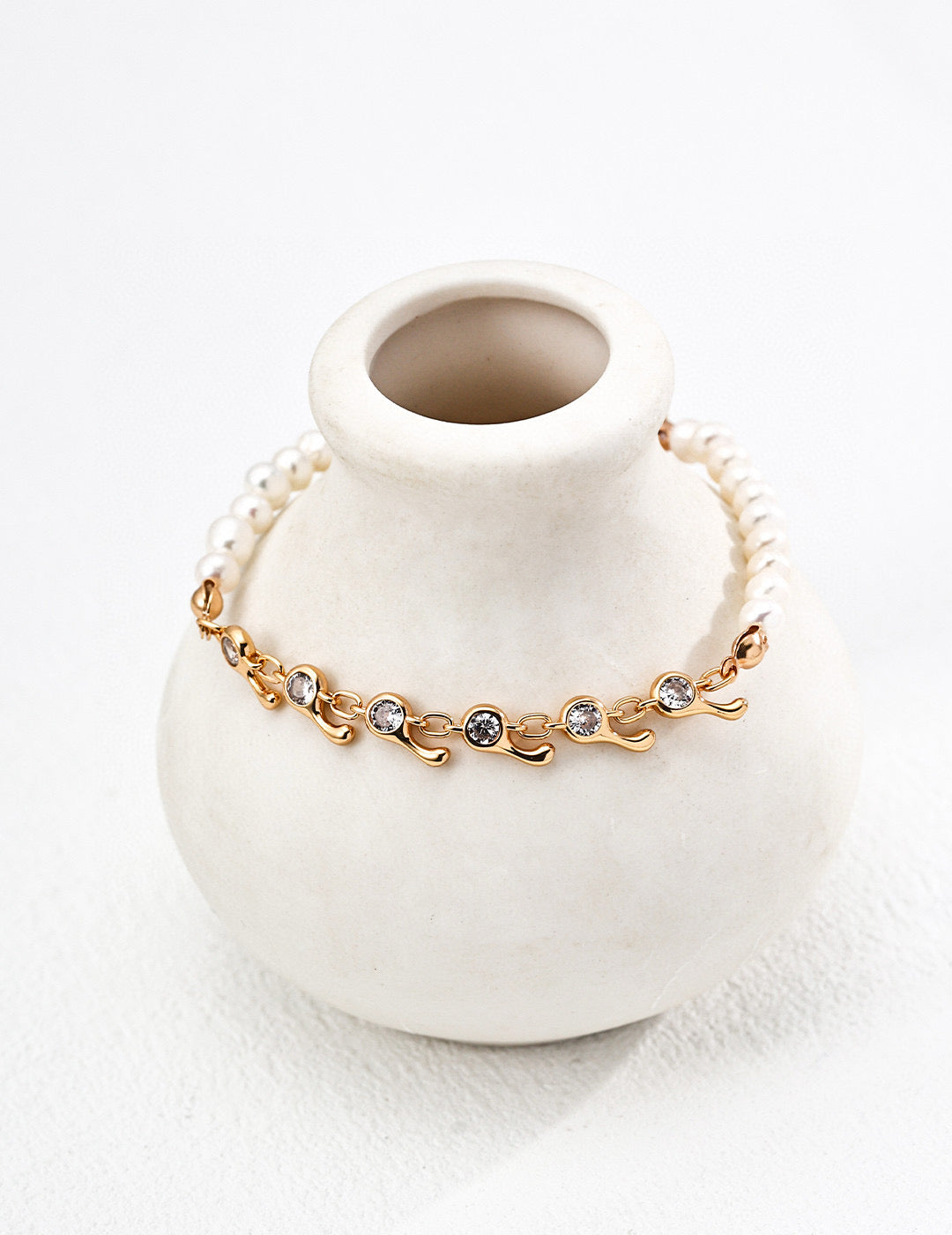 Branch & Pearl S925 silver earrings, bracelet and the necklace