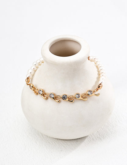 Branch & Pearl S925 silver earrings, bracelet and the necklace