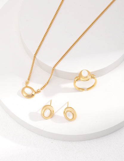 Luna Grace 925 silver necklace, earrings, and ring