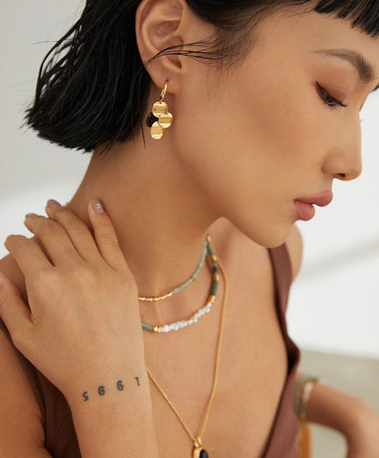 S925 Silver Enamel Drop Earrings — Light, Playful & Elegant