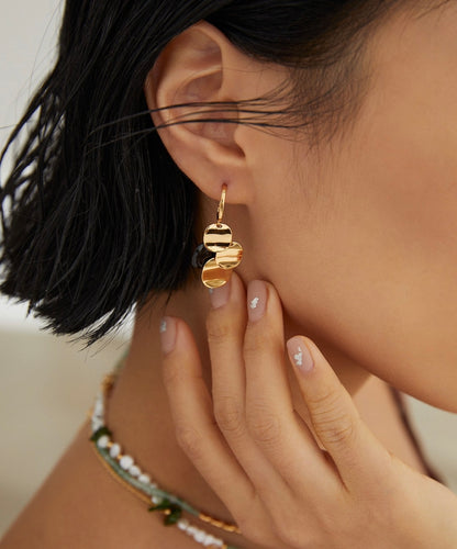 S925 Silver Enamel Drop Earrings — Light, Playful & Elegant