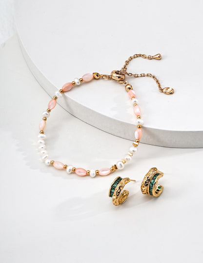 Elegant Textured Hoop Earrings