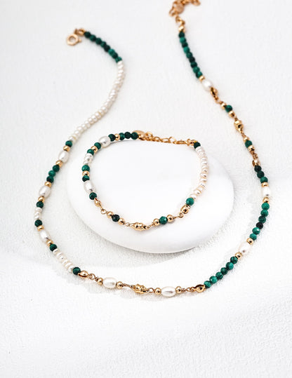 Emerald Pearl Set