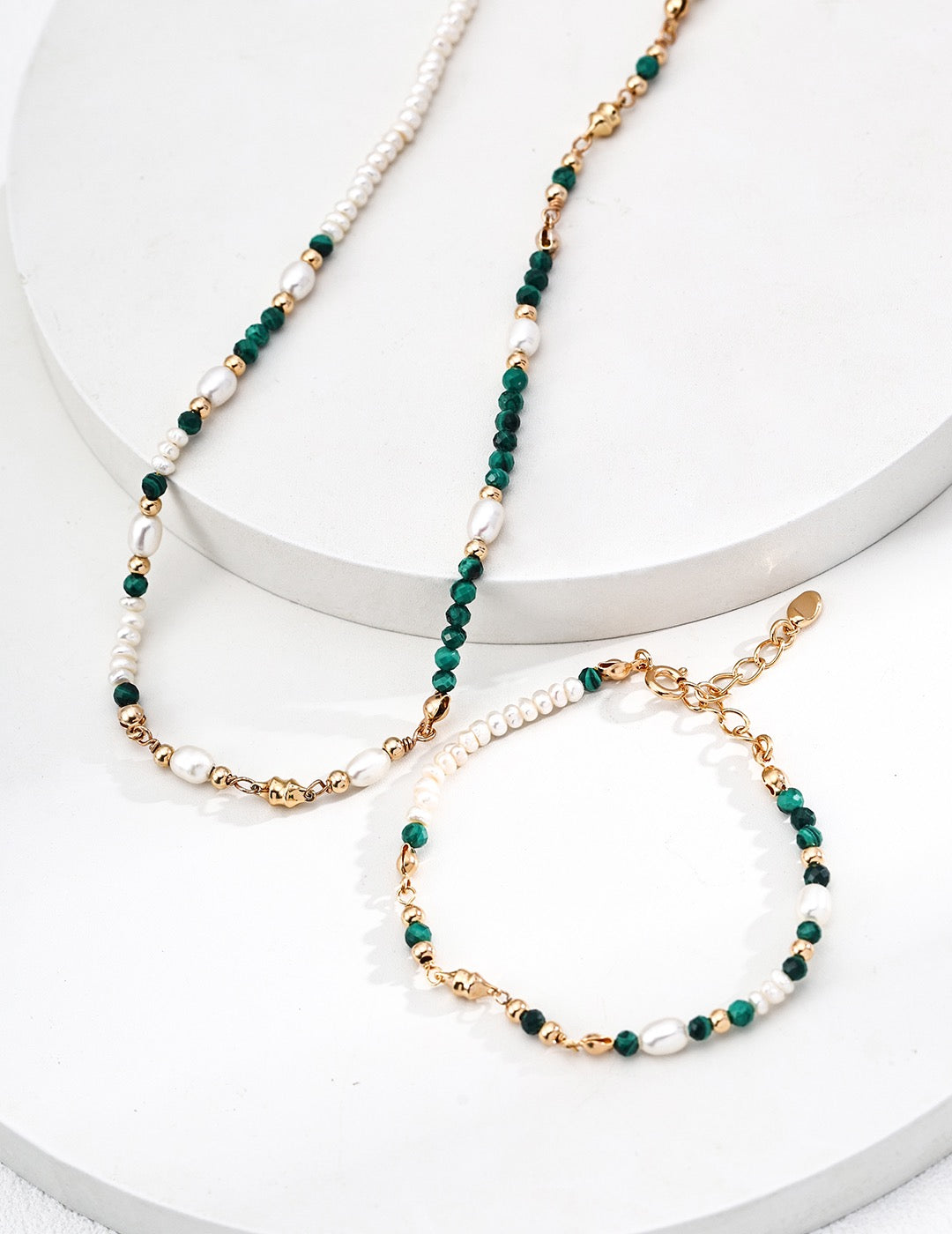 Emerald Pearl Set