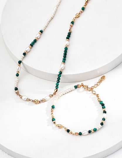 Emerald Pearl Set