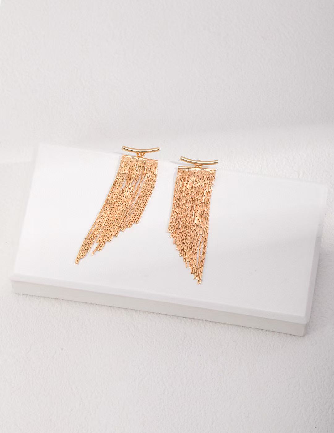 S925 silver detachable vintage earrings