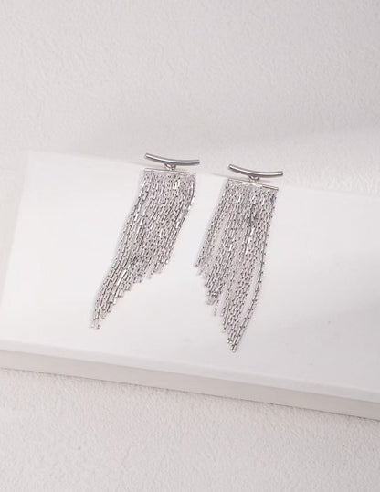 S925 silver detachable vintage earrings