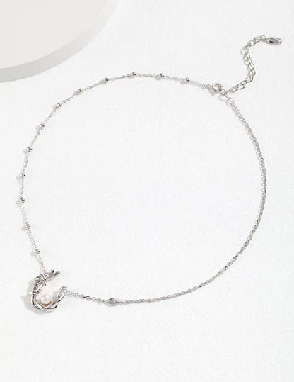 S925 Silver/gold plated/Zircon, Freshwater Pearl/Braided Pendant Necklace, Ring