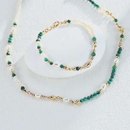 Emerald Pearl Set