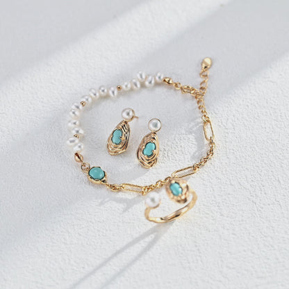 Molten Duo Collection – Turquoise &amp; Pearl